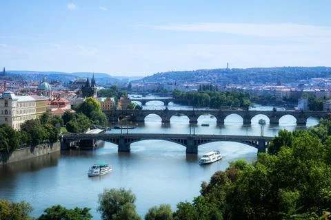 Bridges of Prague. Stock Photos