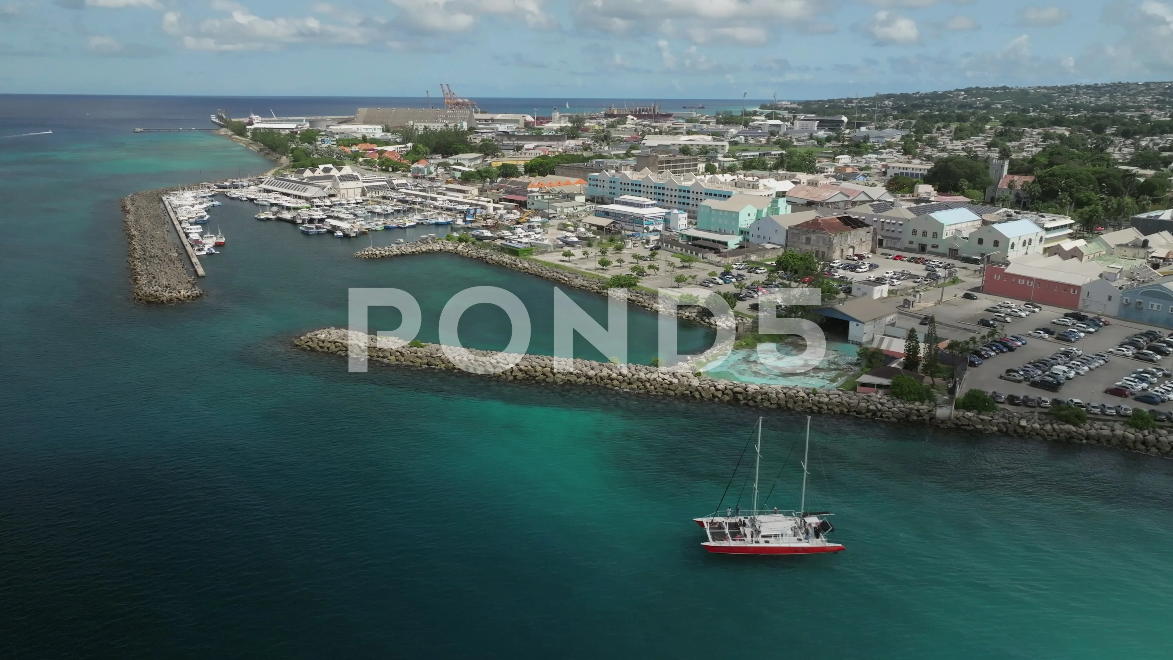 Bridgetown City - Barbados By Drone