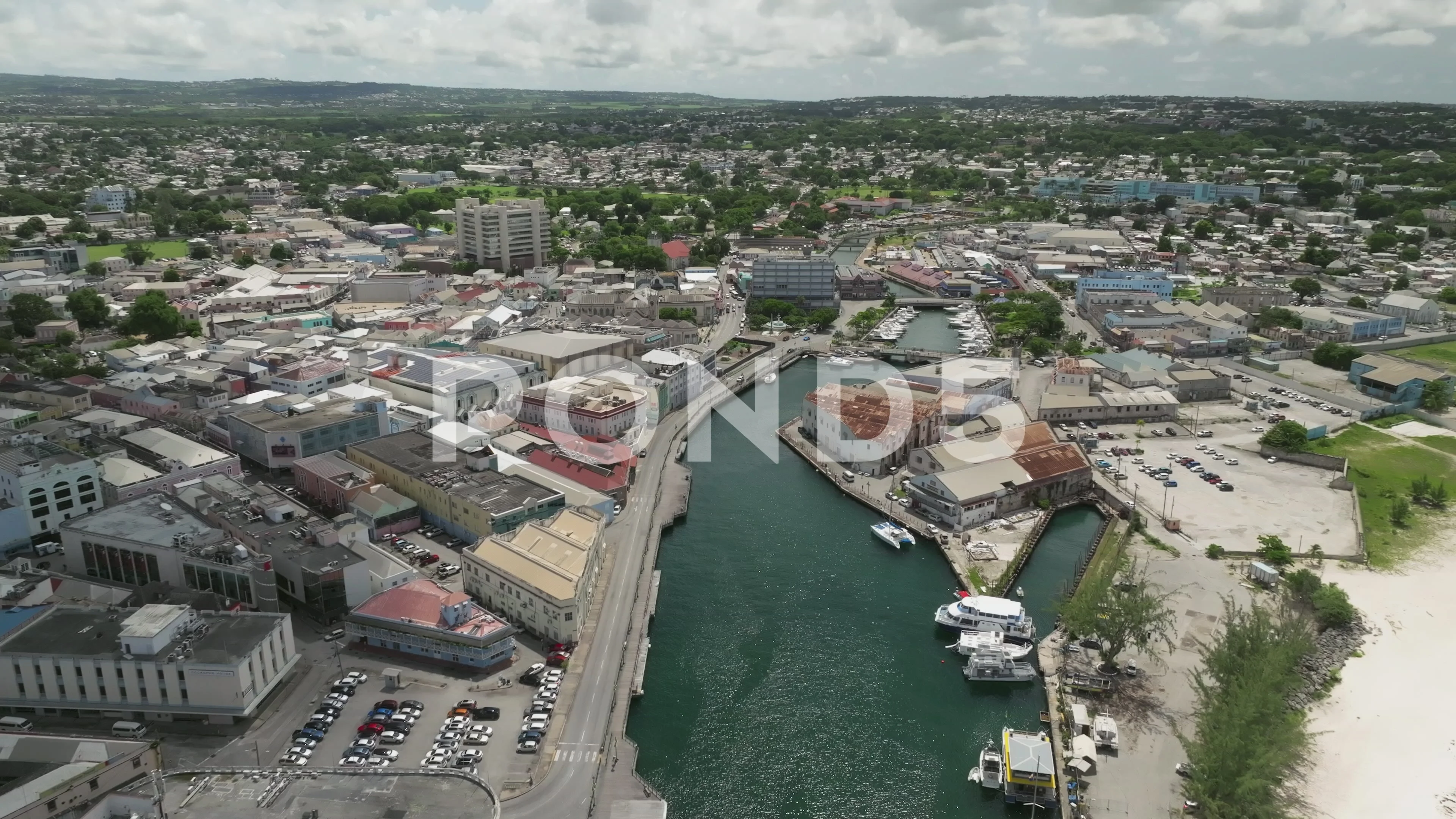 Bridgetown City - Barbados By Drone