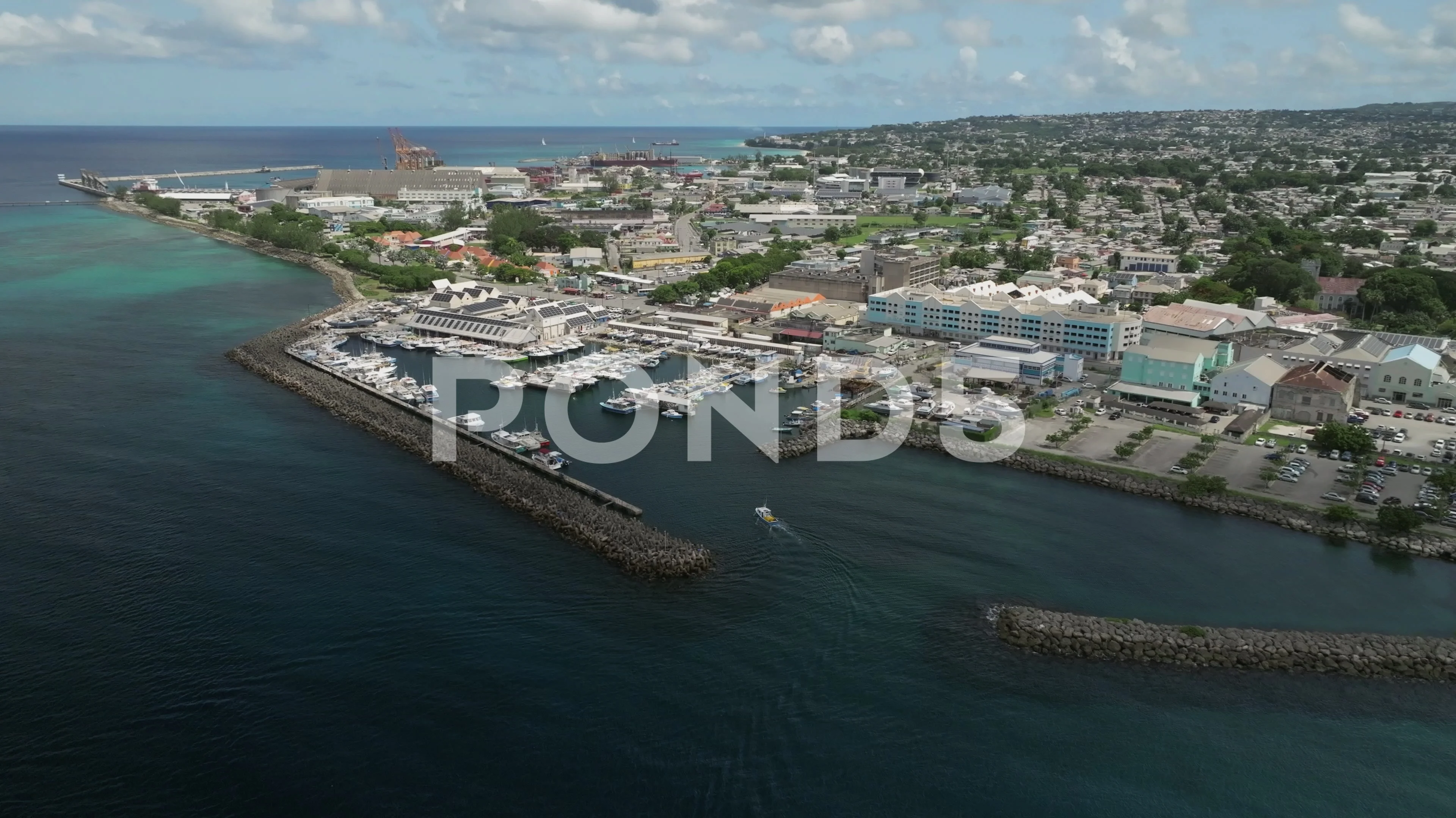 Bridgetown City - Barbados By Drone