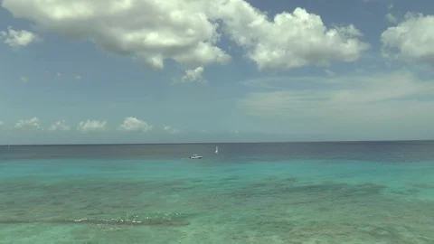 Bridgetown Barbados Sea View Stock Footage 108630331