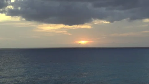 Bridgetown Barbados Setting Sun Stock Footage 110495154
