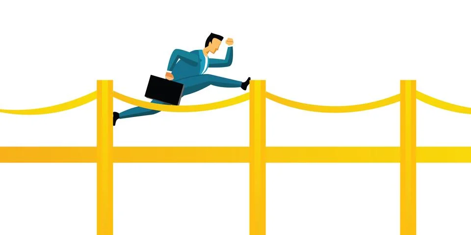 Bridging gaps Stock Illustration