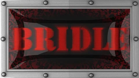 Bridle on led Stock-Footage 8683309