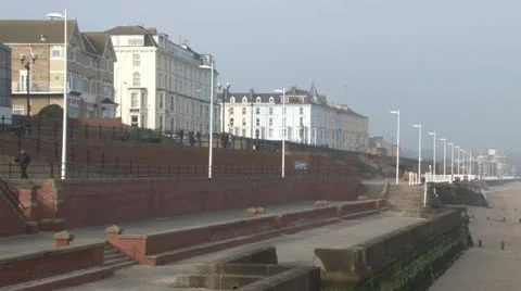 Bridlington Beachfront Stock Footage 11152412