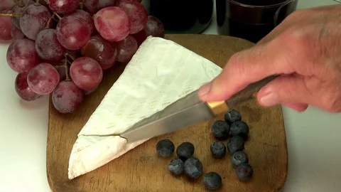 Brie cheese Stock Footage 81697690