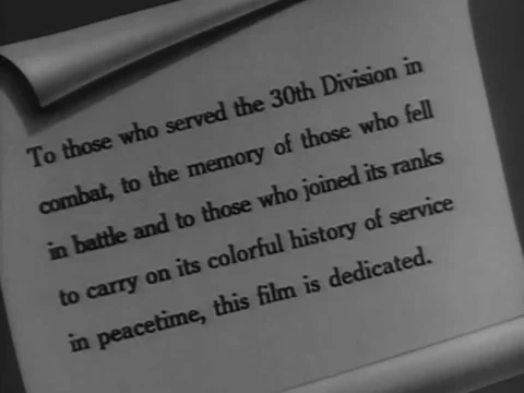 A brief preface of the U.S. 30th Infantry Division in 1951, their historical Stock Footage 79463346