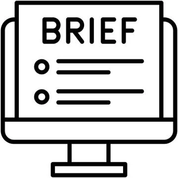 Brief, Telecommuting or remote work icon, vector illustration Stock Illustration