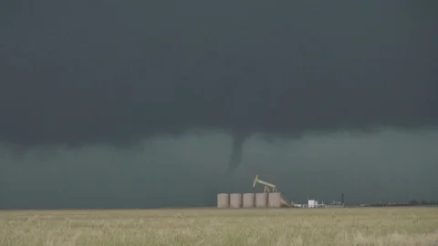 Brief Tornado Vortex Video stock 85680275