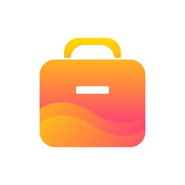 Briefcase for carry agreement or money icon vector Stock Illustration