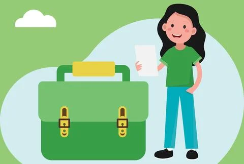 Briefcase Concept Illustration Stock Illustration