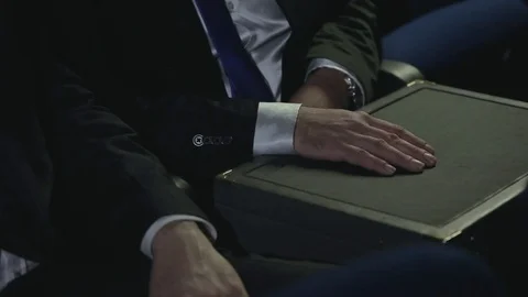 Briefcase Exchange Corruption Stock Footage 92548120