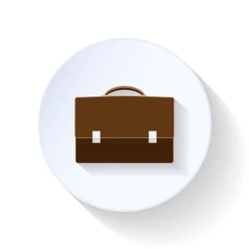 Briefcase flat icons Stock Illustration