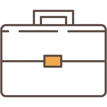 Briefcase icon business vector work suitcase bag Stock Illustration