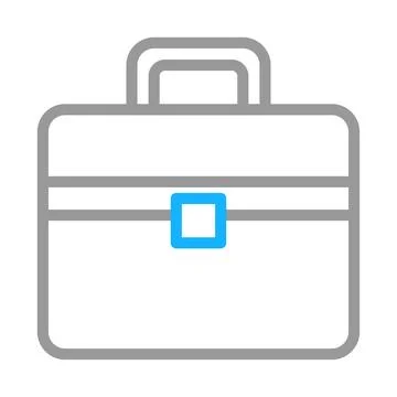 Briefcase icon. Concept of business, work, and finance. Stock Illustration