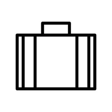 Briefcase icon. flat illustration of Briefcase vector icon for web Stock Illustration