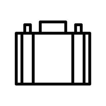 Briefcase icon. flat illustration of Briefcase vector icon for web Stock Illustration