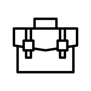 Briefcase icon. flat illustration of Briefcase vector icon for web Stock Illustration