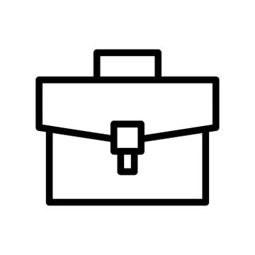 Briefcase icon. flat illustration of Briefcase vector icon for web Stock-Illustration