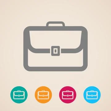 Briefcase icon Stock Illustration