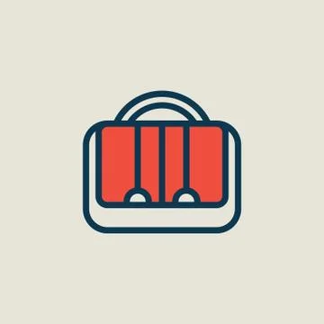 Briefcase icon. Stock Illustration