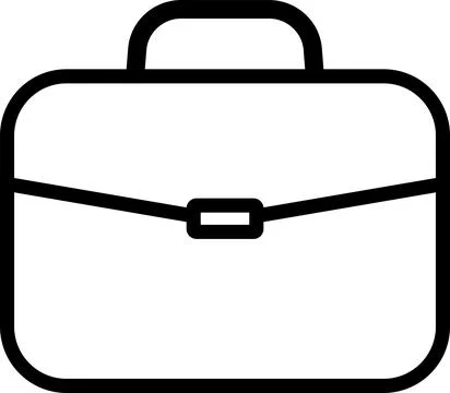 Briefcase icon. Stock Illustration