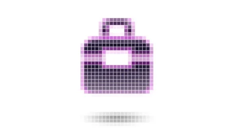 Briefcase icon. Looping. Stock Footage 61306980