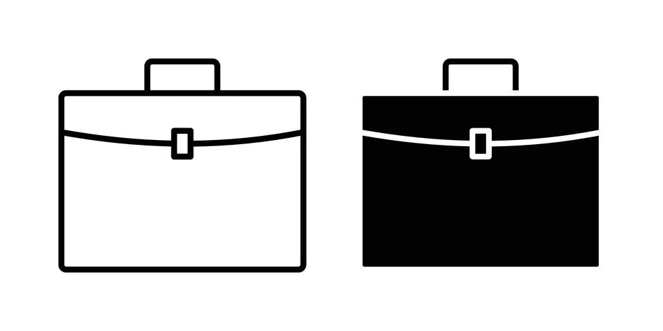 Briefcase icon or illustration vector symbols Stock Illustration