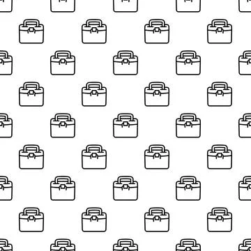 Briefcase icon pattern representing business work and success Stock Illustration