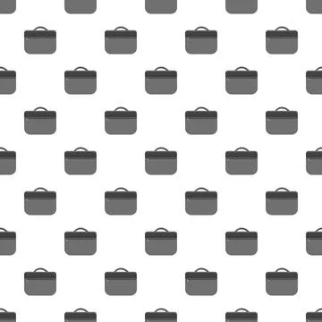 Briefcase icon pattern representing business travel education Stock Illustration