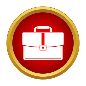 Briefcase icon representing business and professionalism Stock Illustration