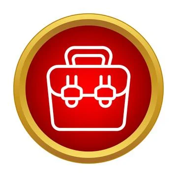 Briefcase icon representing business and professionalism Stock Illustration