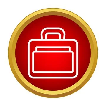 Briefcase icon representing business and professionalism Stock Illustration