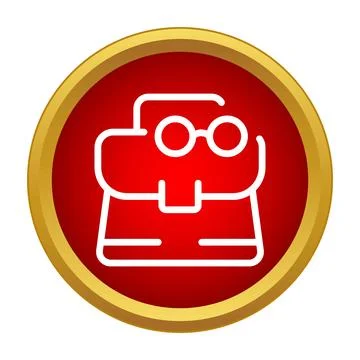 Briefcase icon representing business and professionalism Stock Illustration