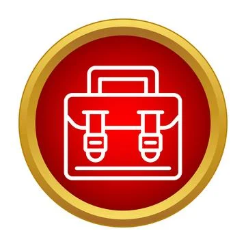 Briefcase icon representing business and professionalism Stock Illustration