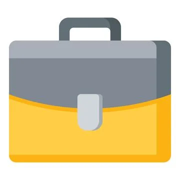 Briefcase icon representing business, professional work, career, office, success Stock-Illustration