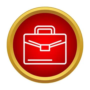 Briefcase icon symbolizing business, work, and professionalism Stock Illustration