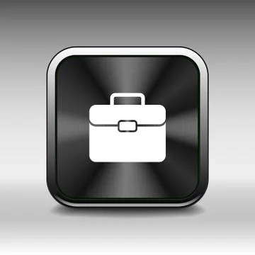 Briefcase icon, vector illustration. Flat design Stock Illustration