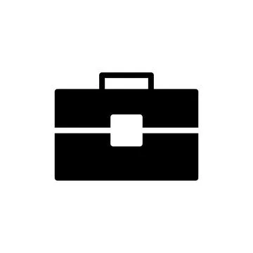 Briefcase icon vector illustration. suitcase sign and symbol. luggage symbol. Stock Illustration