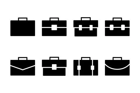 Briefcase icon vector illustration. suitcase sign and symbol. luggage symbol. Stock Illustration