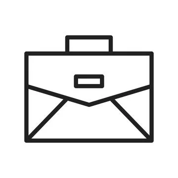 Briefcase icon vector image. Suitable for mobile apps, web apps and print media. Stock Illustration