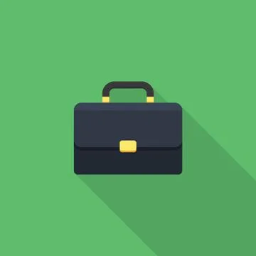 Briefcase icon vector isolated. Stock Illustration