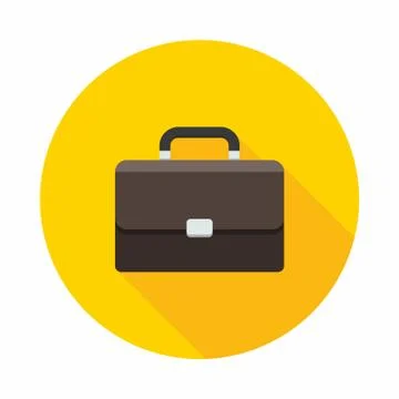 Briefcase icon vector isolated. Stock Illustration
