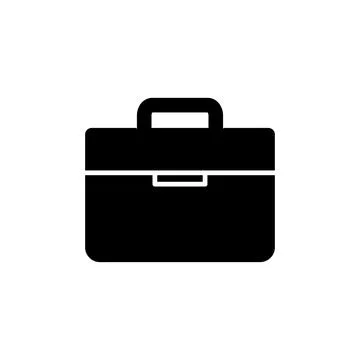 Briefcase icon vector. Portfolio vector icon. suitcase icon Stock Illustration
