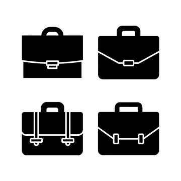 Briefcase icon vector. Portfolio vector icon. suitcase icon Stock Illustration