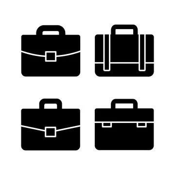 Briefcase icon vector. Portfolio vector icon. suitcase icon Stock Illustration