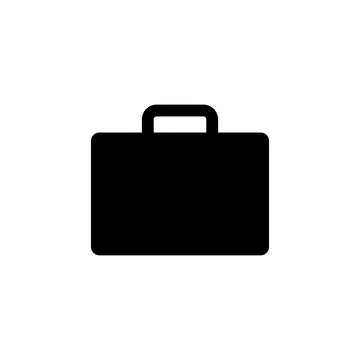 Briefcase icon vector. suitcase icon. luggage symbol. Stock Illustration