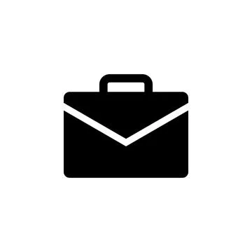 Briefcase icon vector. suitcase icon. luggage symbol. Stock Illustration