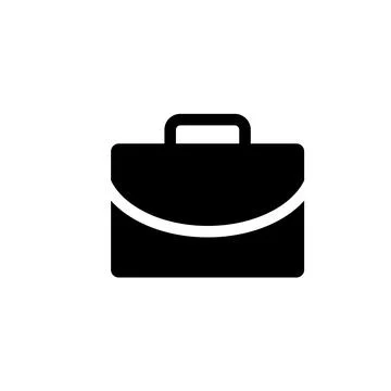 Briefcase icon vector. suitcase icon. luggage symbol. Illustrazione stock