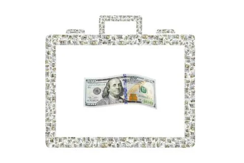 Briefcase of Money Stock Illustration